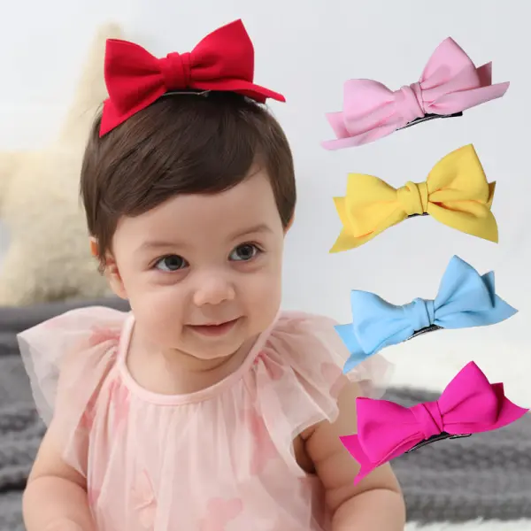 Baby Girl Cute Bow Hair Clip - Popopieshop.com 