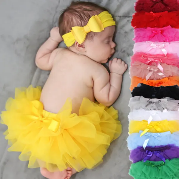 【0M-18M】Baby Girl Multicolor Tutu Skirt - Popopieshop.com 