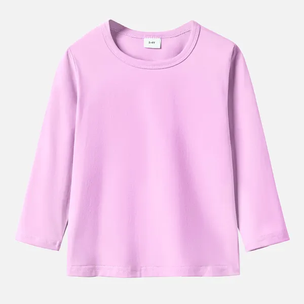 【12M-9Y】Personalized Unisex Kids Cotton Stain Resistant Cartoon Caterpillar Print Long Sleeve Tee - 7229 - Popopieshop.com 