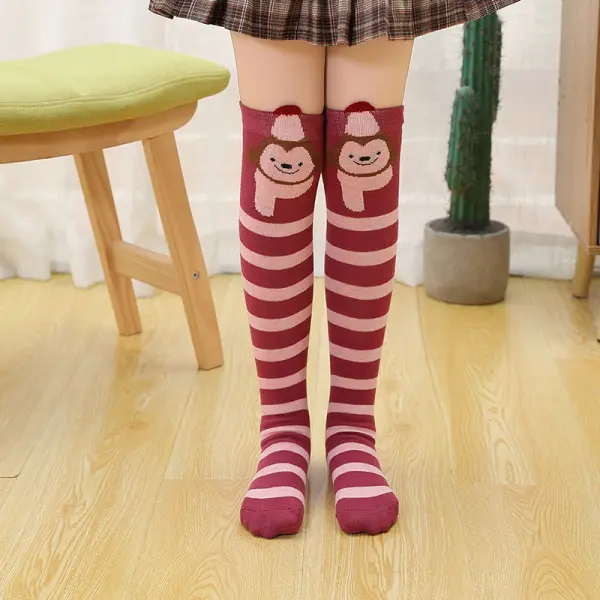 Girls Cartoon Mid-Calf Socks - Popopieshop.com 
