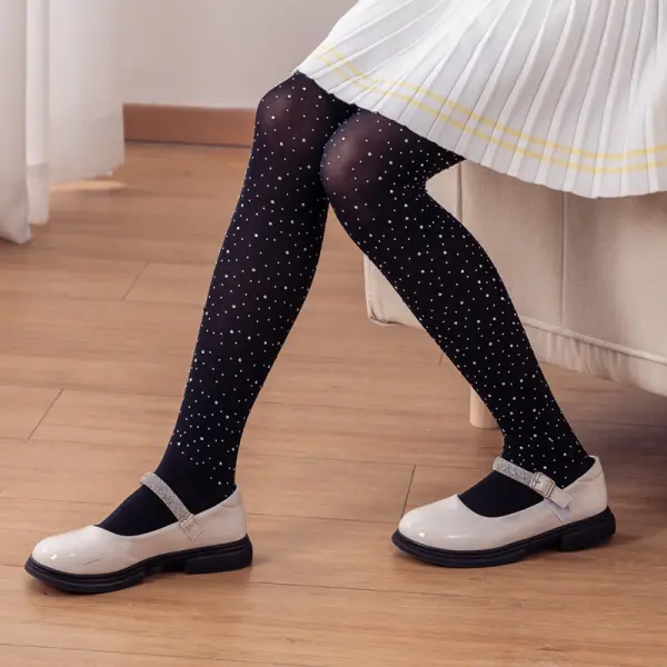 【3Y-14Y】Girls Fashionable Shiny Pantyhose - Popopieshop.com 