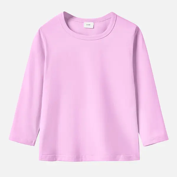【12M-9Y】Personalized Unisex Kids Cotton Stain Resistant Unicorn Birthday Print Long Sleeve Tee - Popopieshop.com 