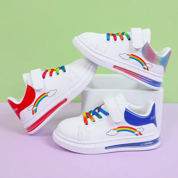 Unisex Kids Rainbow Pattern Sneakers - Popopieshop.com 