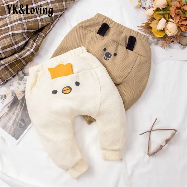 【6M-3Y】Unisex Baby Cute Cartoon Printed PP Pants - Popopieshop.com 