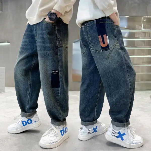 【3Y-12Y】Boys Fashion Jeans - Popopieshop.com 