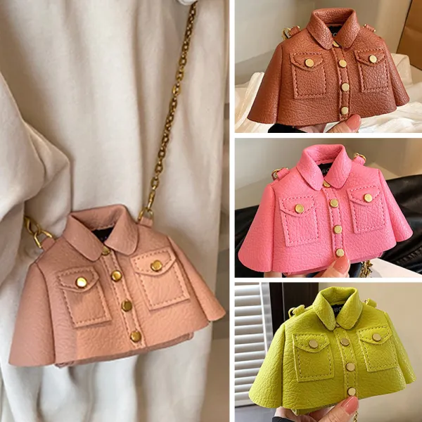 Girls Candy Color Mini Clothes Style Chain Bag - Popopieshop.com 