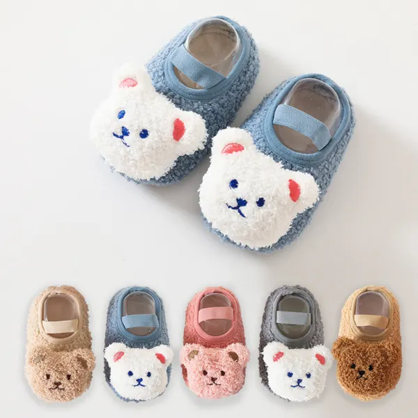 Neutral Baby Cute Cartoon Pattern Comfortable Warm Non-Slip Shoes - Popopieshop.com 