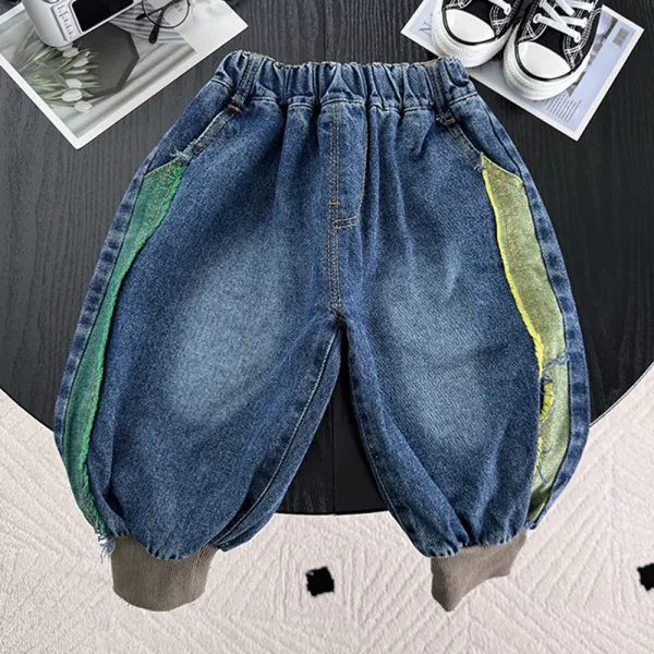 【18M-10Y】Boys Casual Fashion Washed Jeans - Popopieshop.com 