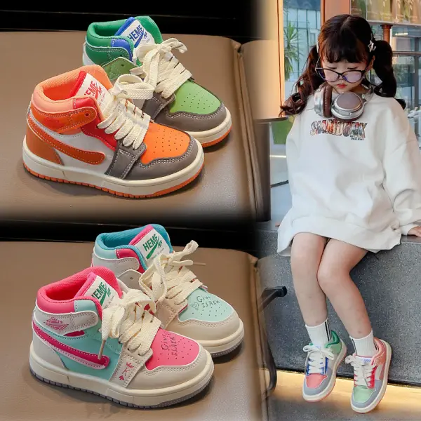 Unisex Fashion Mandarin Duck Color High Top Sneakers - Popopieshop.com 