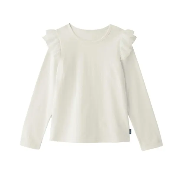 【18M-10Y】Girls' Simple Fashion Long Sleeve T-Shirt - Popopieshop.com 