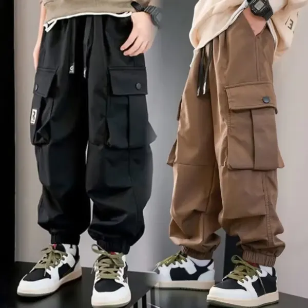 【4Y-15Y】Boys Casual Loose Overalls - Popopieshop.com 