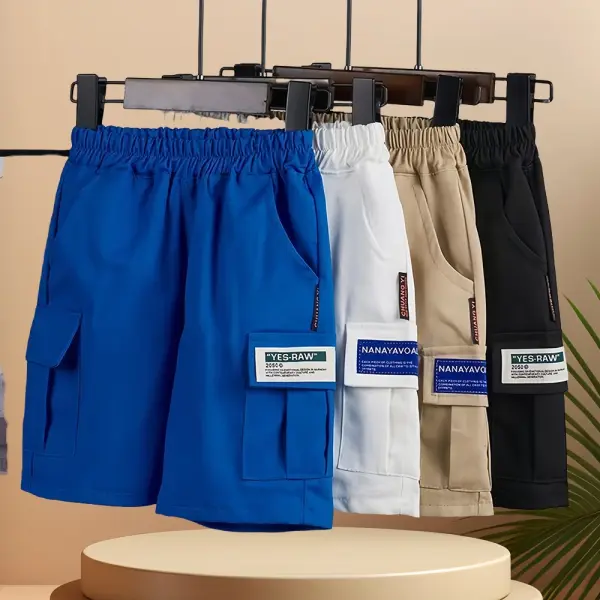 【2Y-12Y】Boys Pocket Casual Shorts - Popopieshop.chimpone.com 