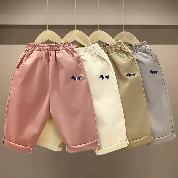 【12M-6Y】Unisex Casual Cotton Loose Wide Leg Shorts - Popopieshop.com 