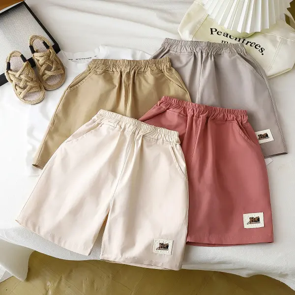 【12M-8Y】Boy Casual Cotton Loose Shorts - Popopieshop.com 