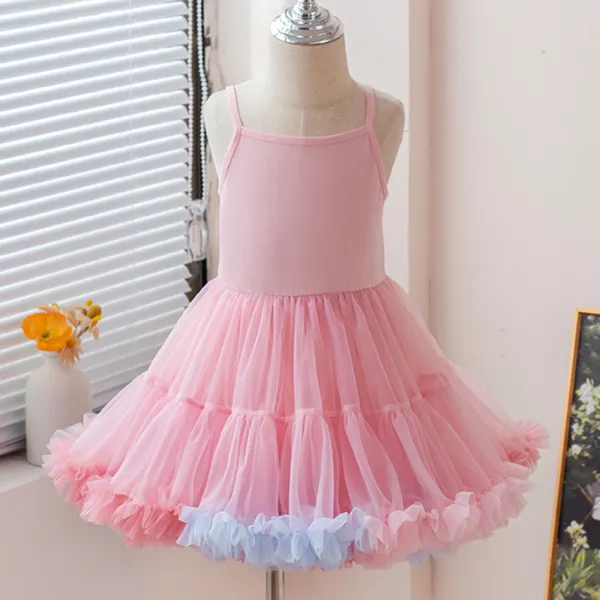 【18M-6Y】Girls Mesh Sling Dress - Popopieshop.com 