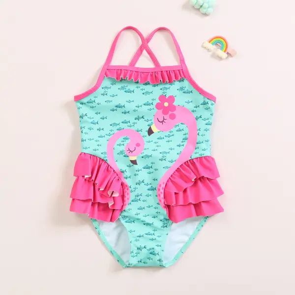 【18M-7Y】Girls Animal Print One-piece Swimsuit - Popopie.com 