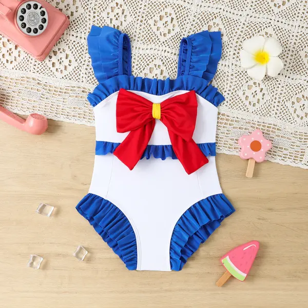 【3Y-7Y】Girls Sailor Moon One-piece Swimsuit - Popopieshop.com 