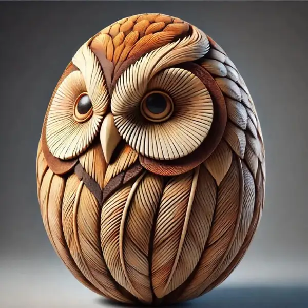 Animal Holiday Carving Craft Egg - Popopieshop.com 