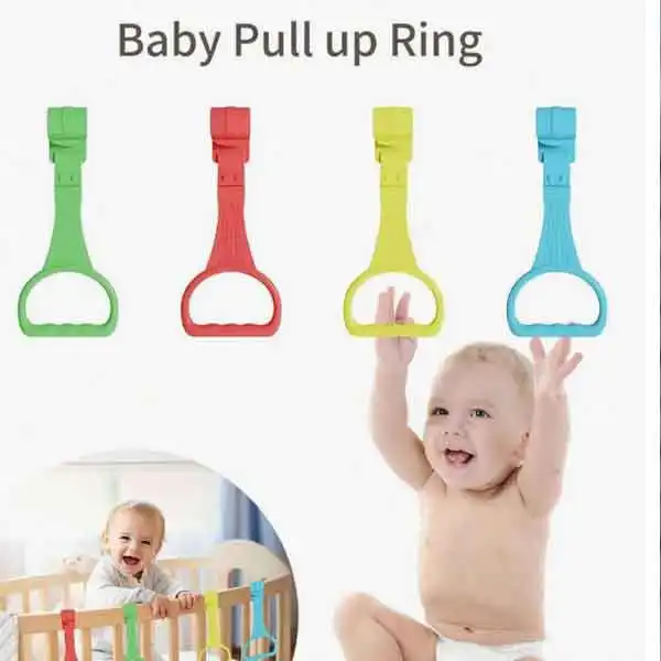 Baby Crib Pull Up Rings, Toddler Handrails For Standing And Walking, Playpen Accessories, Baby Playpen Pull Up Rings - Popopieshop.com 