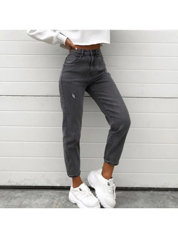 Women's Baggy Wide-leg Jeans - Realyiyishop.com 