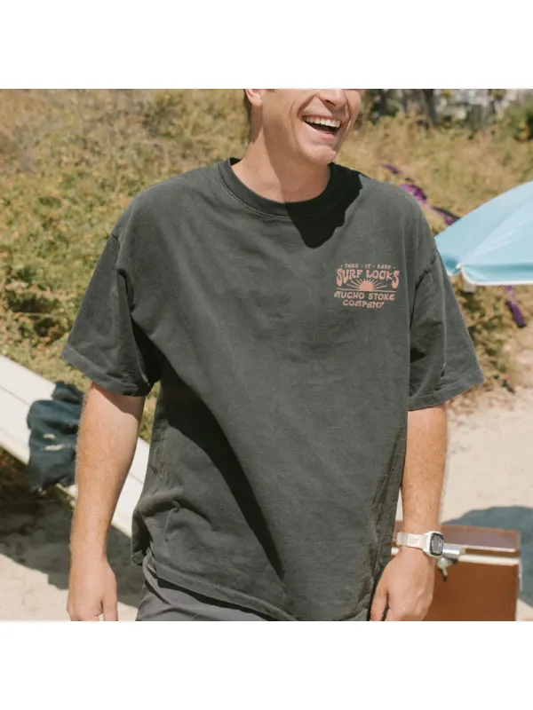 Summer Surf Retro Casual Tee - Ootdmw.com 