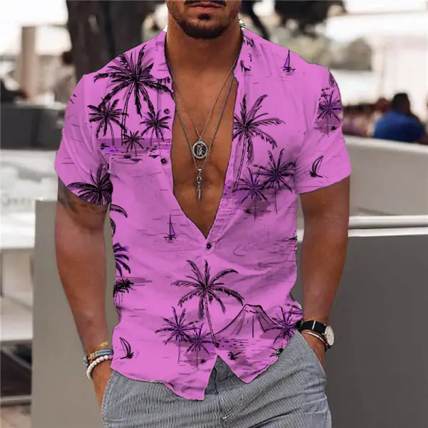Men's Hawaii Coconut Casual Beach Shirt Only $32.89 - Wayrates.com 