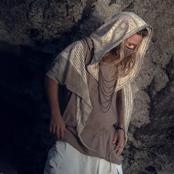 Men's Tulum Casual Shawl - Craftshock.com 
