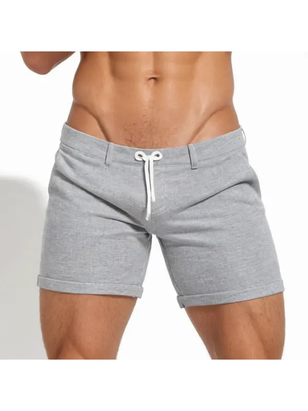 Men's Lace-up Shorts - Timetomy.com 