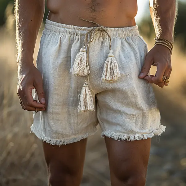 Vintage Linen Shorts - Salolist.com 