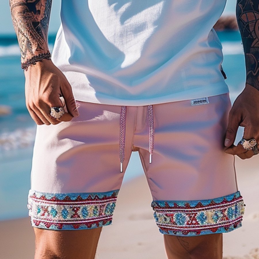 

Unisex Casual Ethnic Style Shorts