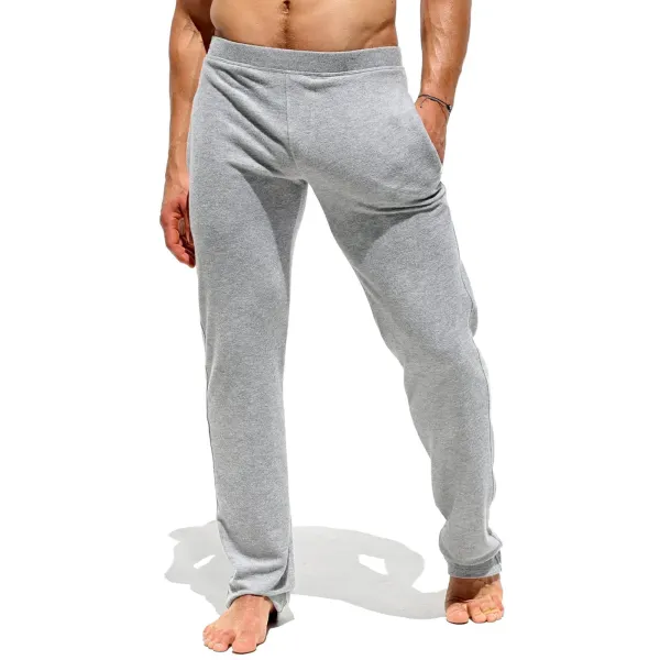Men's Casual Stretch Cotton Blend Trousers - Keymimi.com 