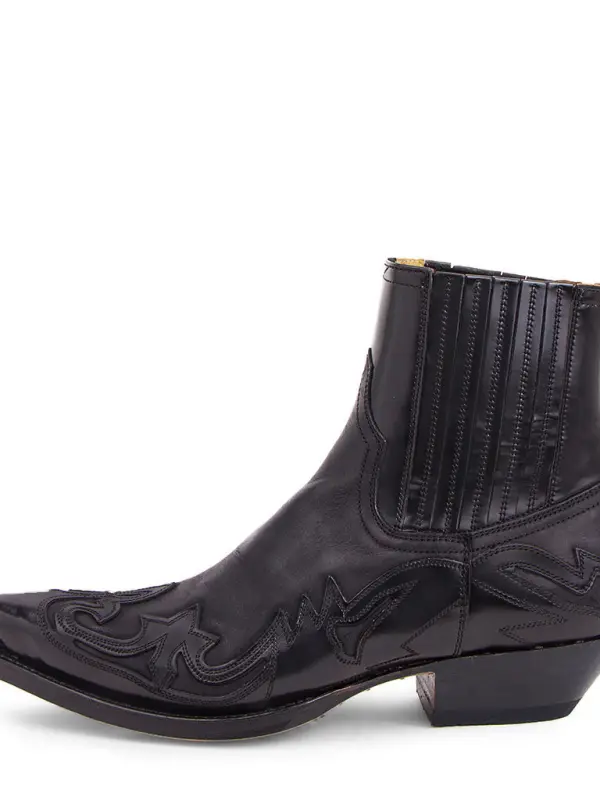 Men's Retro Martin Boots High Heel Western Cowboy Boots - Sunshinenice.com 