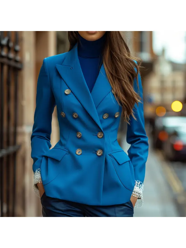 Fashionable And Elegant Women's Blazer Casual Short Jacket - Anrider.com 