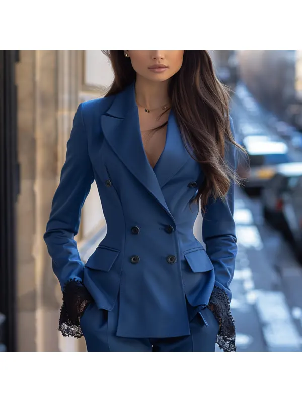 Fashionable And Elegant Women's Blazer Casual Short Jacket - Ootdmw.com 