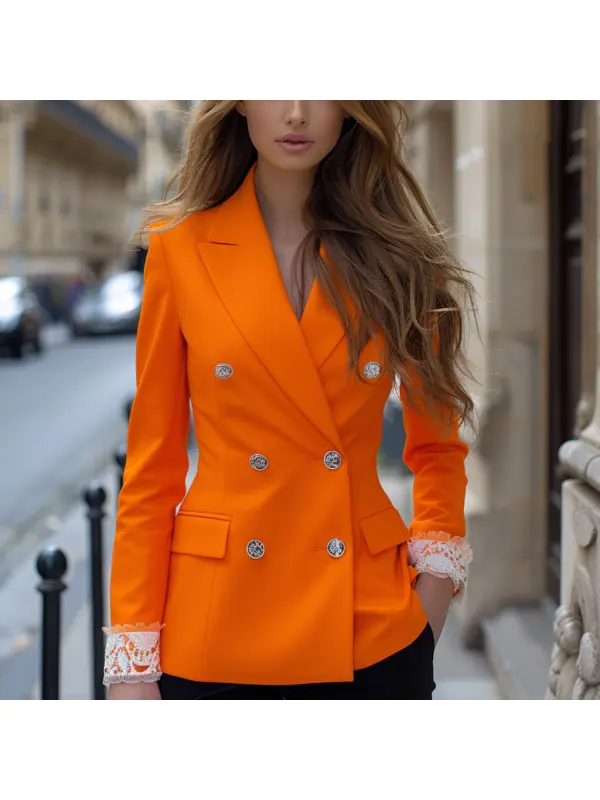 Fashionable And Elegant Women's Blazer Casual Short Jacket - Ootdmw.com 