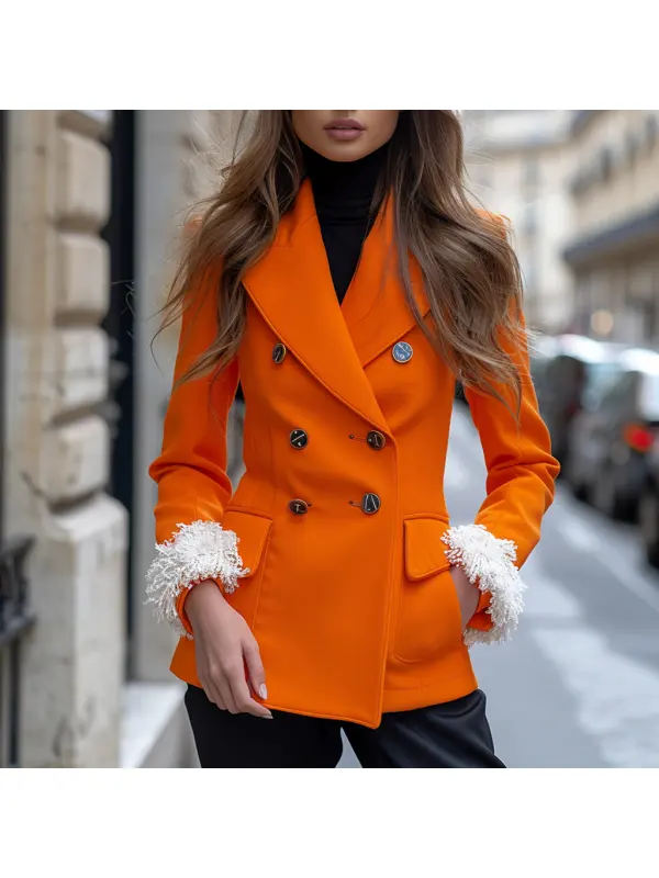 Fashionable And Elegant Women's Blazer Casual Jacket - Ootdmw.com 