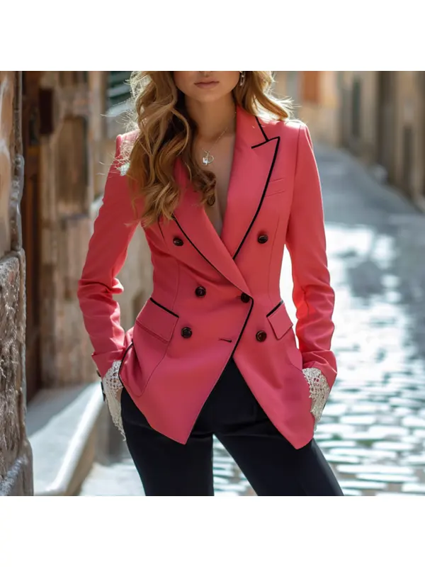 Fashionable And Elegant Women's Blazer Casual Jacket - Anrider.com 