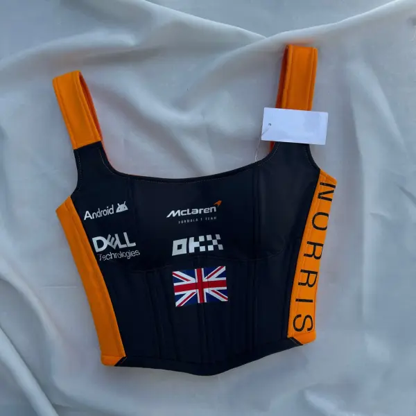 Revving Up McLaren Corset Perfect For Fans Who Love Fashion With A Sporty Edge - Ootdyouth.com 