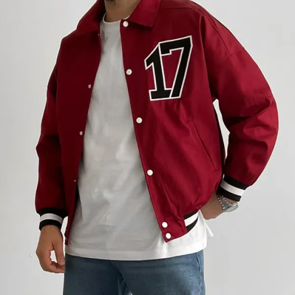 Number 17 College Jacket - Keymimi.com 