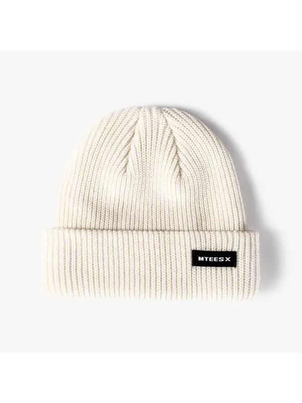 Autumn & Winter Embroidered Knitted Hat - Aptkoi.com 