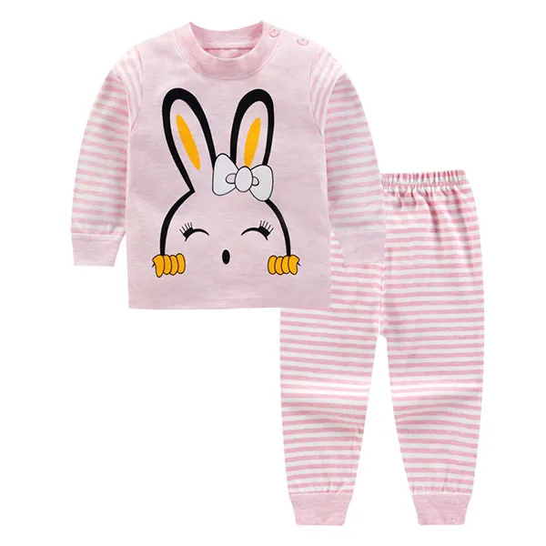 【9M-7Y】KIds Cartoon Printed Color Cotton Home Clothes - 9205 - Popopieshop.com 