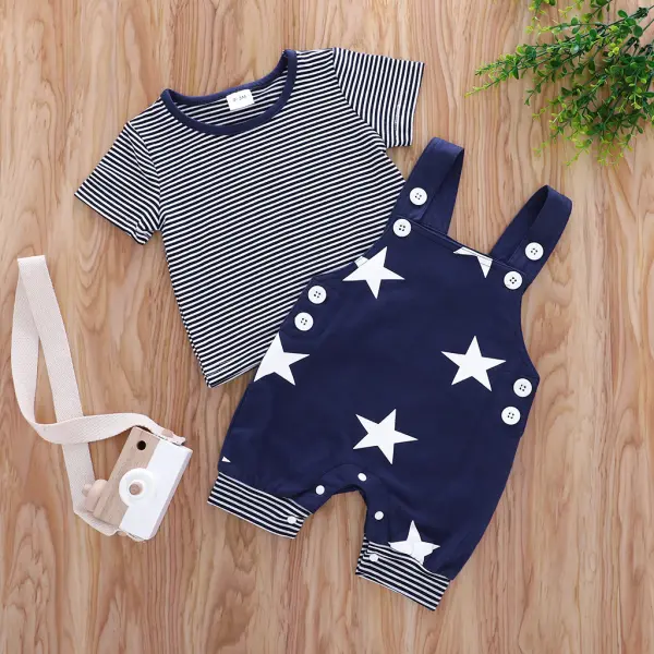 【3M-2.5Y】Baby Striped Set - Popopiearab.com 