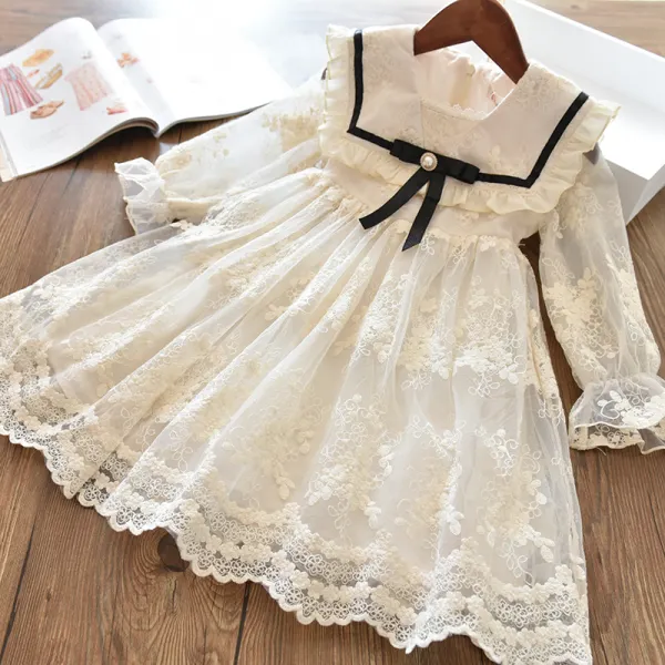 【3Y-13Y】Girls Lace Sweet Dress - Popopiearab.com 