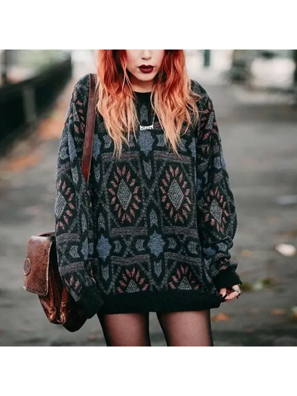 Women's Vintage Sweater - Miabrave.com 