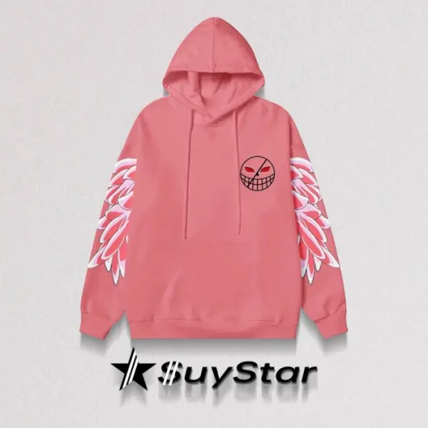 Men's Doflamingo Inspo Print Sports Sweatshirt - Suystarshop.com 