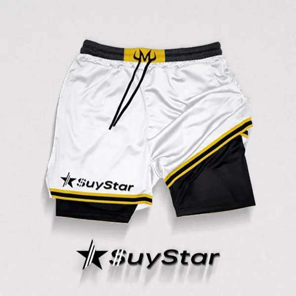 Majin Buu Inspo  Drawstring Double Layer Shorts - Suystarshop.com 