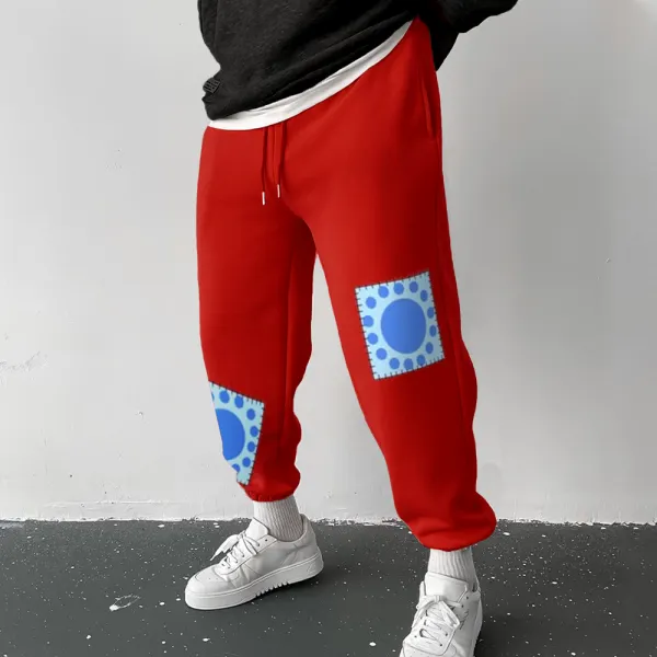Luffy Inspo Print Casual Sports Pants - Suystarshop.com 