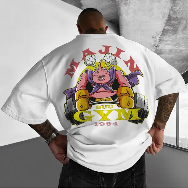 Unisex Dragon Ball Majin Buu Printed T-shirt - Suystarshop.com 