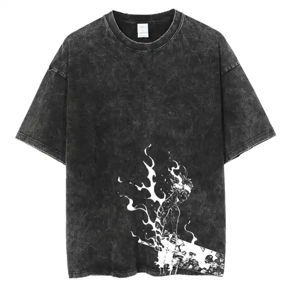 Retro Cotton Washed Oversized T-shirt - Suystar.com 