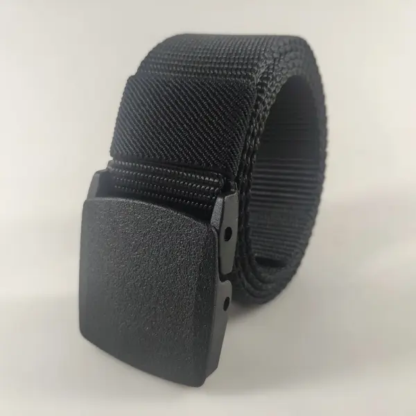 Plastic Buckle Nylon Tactical Belt Men's Outdoor Quick-drying Durable Hypoallergenic Canvas Military Training Belt - Keymimi.com 